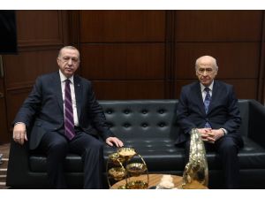 Cumhurbaşkanı Erdoğan, Mhp Lideri Bahçeli İle Görüştü