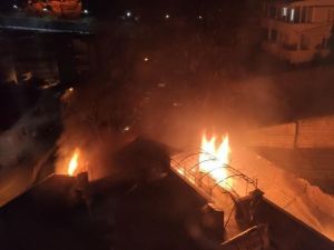 Kahramanmaraş’ta Ev Yangınında Karı Koca Yaralandı