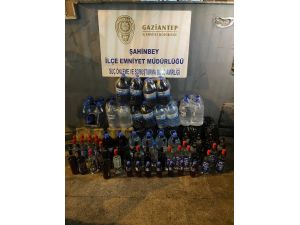 Gaziantep’te 321 Litre Kaçak Alkol Ele Geçirildi