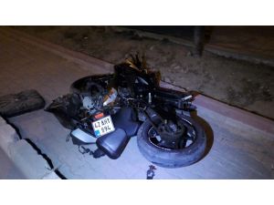 Konya’da Savrulan Motosikletin Sürücüsü Yaralandı