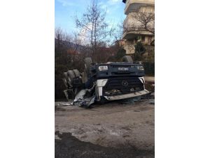 Alanya’da beton mikseri devrildi: 1 ölü