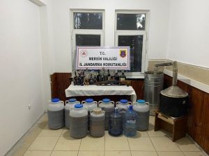 Mersin’de 374 Litre Kaçak İçki Ele Geçirildi