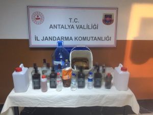 Serik’te kaçak ve sahte alkol operasyonu: 2 gözaltı