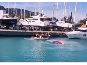 Antalya’da dalga yüzünden batan balıkçı teknesindeki 5 kişi kurtarıldı