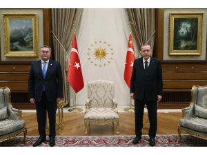 Cumhurbaşkanı Erdoğan, Kazakistan Başbakan Yardımcısı Tileuberdi’yi Kabul Etti