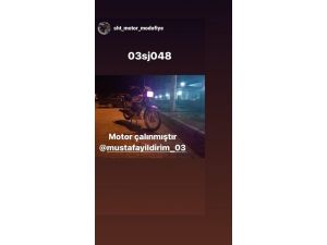 Çalınan Motosikletini Sosyal Medyadan Aramaya Başladı