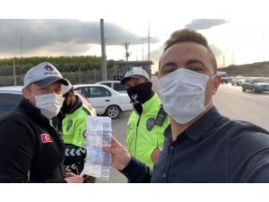 Polis Helikopterini Görüntüleyen Sürücüye 315 Lira Ceza