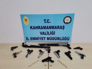 Kahramanmaraş’ta 19 Silah Ele Geçirildi