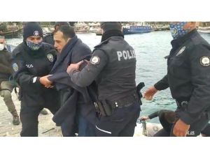 Falezlerdeki manzaranın sonu denizde bitti