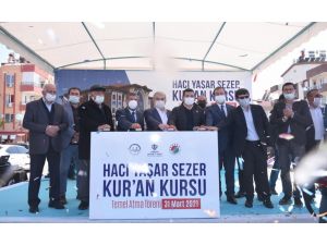 Hacı Yaşar Sezer Kur’an Kursu temeli atıldı