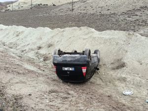 Takla Atan Araçtan Yara Almadan Kurtuldu