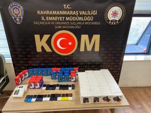Kahramanmaraş’ta Kaçak Cep Telefonu Operasyonu