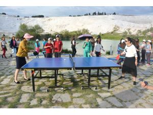 Pamukkale’nin Eşsiz Güzelliğinde ’Dünya Masa Tenisi Günü’ Kutlanacak