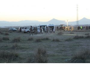 Konya’da Düşen Uçağın Enkazında Çalışmalar Sürüyor