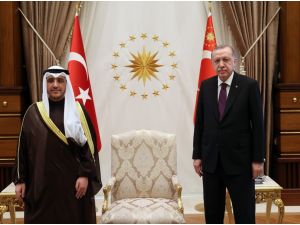 Cumhurbaşkanı Erdoğan, Kuveyt Dışişleri Bakanı El Sabah’ı Kabul Etti
