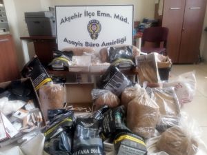 Konya’da 39 Kilo Kaçak Tütün Ele Geçirildi
