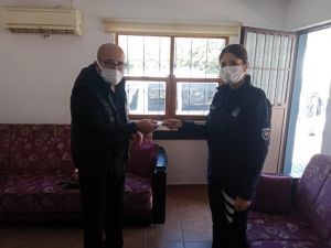 Kaybettiği parasını zabıta kiplerinden teslim aldı