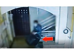 İkametten Hırsızlık Yapan Şahıs Kamerada