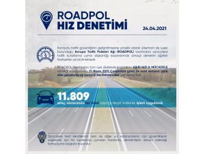 Yurt Genelindeki ‘Hız Denetimleri’nde 11 Bin 809 Araç İle Sürücüye İşlem Yapıldı