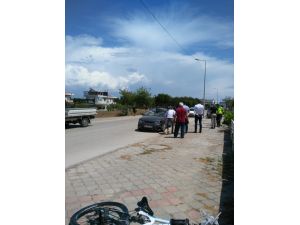 Otomobilin çarptığı yaşlı adam yaralandı