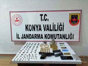 Konya’da 91 Adet Tarihi Eser Ele Geçirildi