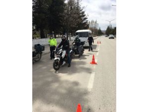 -Polis Ekiplerinden Motosiklet Denetimi