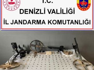 Kaçak Kazı Yapan 3 Şüpheli Tarihi Eserler İle Yakalandı