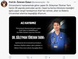 Genç doktor mesleğinin baharında hayata tutunamadı