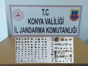 Konya’da 150 Adet Tarihi Eser Ele Geçirildi