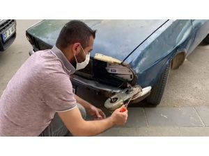 Araç Farından Kaçak Sigara Çıktı