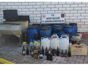 Hatay’da Kaçak Alkol Üreten 4 Kişi Gözaltına Alındı