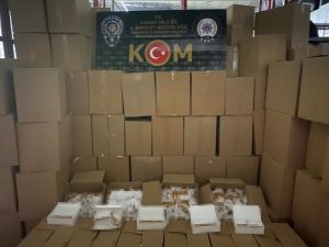 Adana’da 5 Milyon 550 Bin Kaçak Makaron Ele Geçirildi