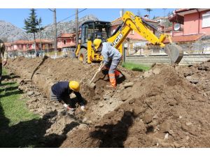 İbradı’da 30 yıllık içme suyu altyapısı yenilendi