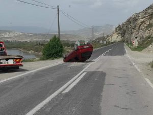 Nallıhan’da Araç Takla Attı: 1 Yaralı