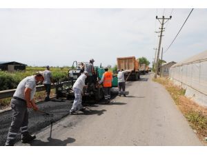 Kanal Sokak yolu yenileniyor