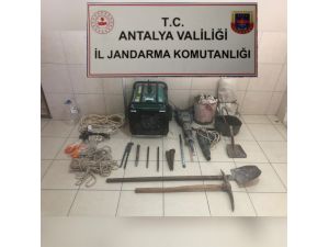 Birinci derece sit alanında kaçak kazıya jandarmadan suçüstü