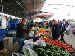 Kemer’de pazar yeri önlemleri alındı