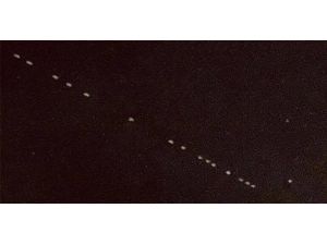 Ankara Semalarında “Starlink” Uyduları Görüldü