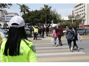 Mersin’de Yaya Önceliği Denetimi Yapıldı