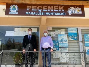Pursaklar Belediye Başkanı Çetin, Muhtarlarla Bayramlaştı