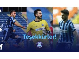 Adana Demirspor’da Sözleşmesi Biten 3 Oyuncu Daha Takımdan Ayrıldı