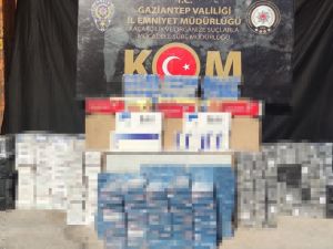 Gaziantep’te 4 Bin 680 Paket Kaçak Sigara Yakalandı