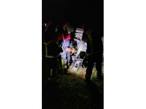 Tarlaya Uçan Otomobilde 2 Kişi Öldü, 2 Kişi Yaralandı