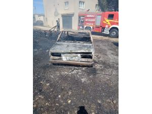 Elektrikli Demir Kesme Makinesi Bir Otomobilin Yanmasına Neden Oldu