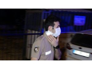 Bekçiye saldırıp boynundan yaralayan alkollü şahıs ayağından vurularak yakalandı