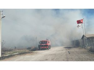 Kalorifer Yakıtı Üretilen Tesiste Yangın Çıktı