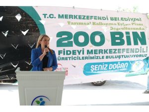 Merkezefendi Belediyesinden Üreticiye 200 Bin Fide Desteği