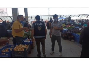 Semt Pazarlarında Korona Tedbirleri Elden Bırakılmadı