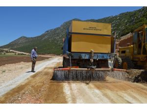 Naldöken yolu bakıma alındı