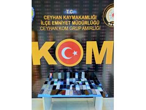 Ceyhan’da 122 Adet Kaçak Cep Telefonu Ele Geçirildi